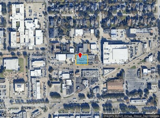  5220 Cedar St, Bellaire, TX Parcel Map