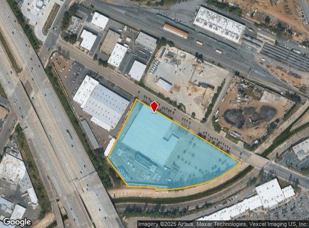 555 N Tulip St, Escondido, CA Parcel Map