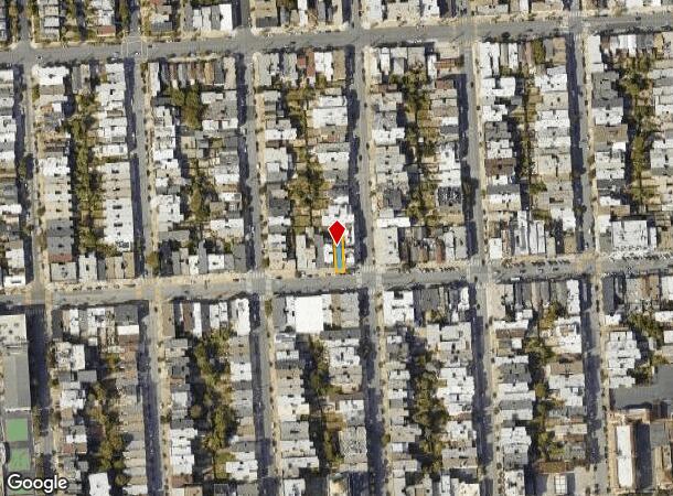  2512 Clement St, San Francisco, CA Parcel Map