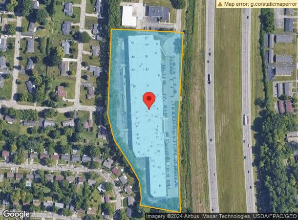  805 Liberty Ln, Dayton, OH Parcel Map