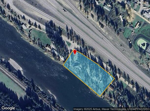  168 S Frontage Rd E, Alberton, MT Parcel Map