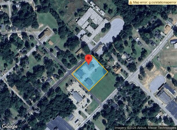  130 Woodward St, Bishopville, SC Parcel Map