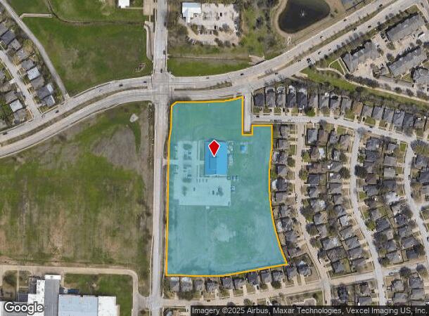 2105 Willis Ln, Keller, TX Parcel Map