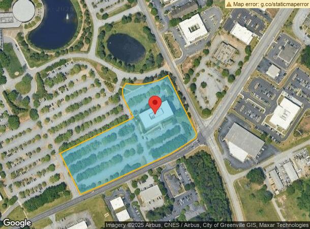  204 Halton Rd, Greenville, SC Parcel Map