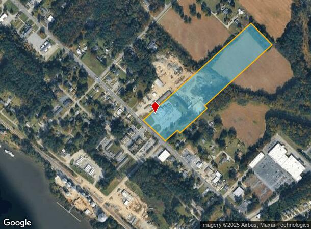 3178 King William Ave, West Point, VA Parcel Map