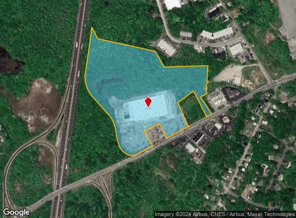  1453 Pleasant St, Bridgewater, MA Parcel Map