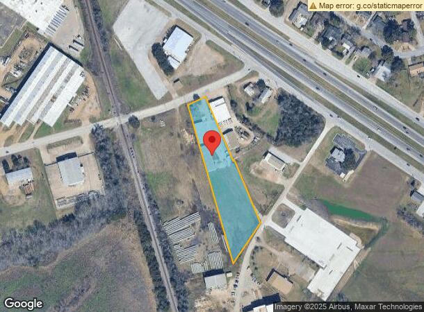  1119 Industrial Blvd, Brenham, TX Parcel Map