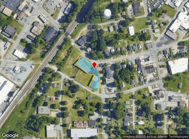  1701 W Ward Ave, High Point, NC Parcel Map