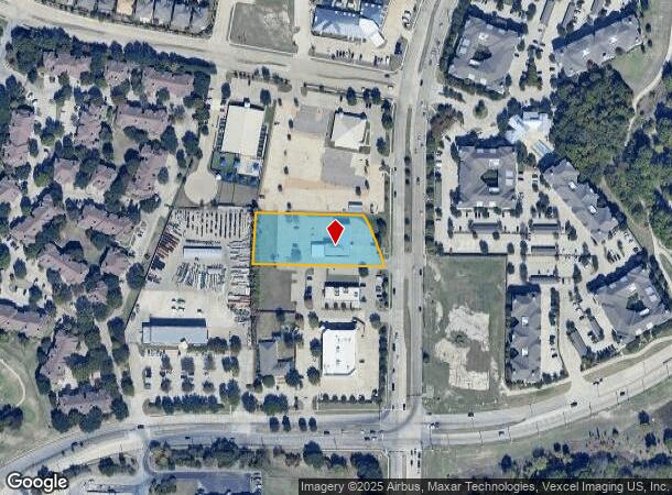  10101 Custer Rd, Plano, TX Parcel Map