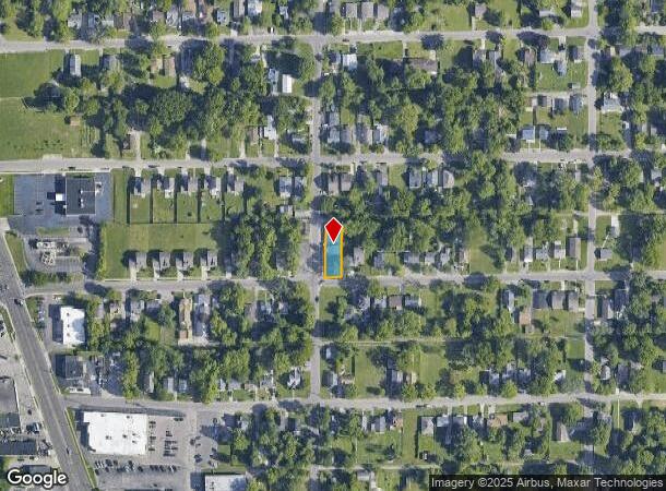  3661 Evansville Ave, Dayton, OH Parcel Map