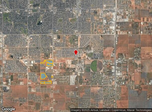  12206 Indiana Ave, Lubbock, TX Parcel Map