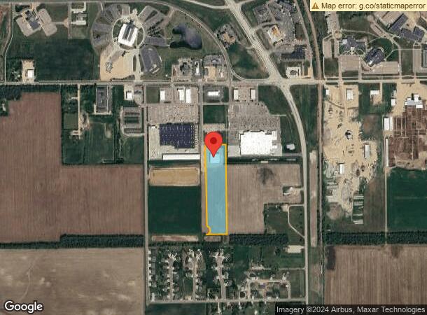  2510 S Mentzer St, Mitchell, SD Parcel Map