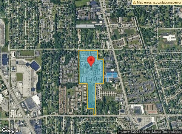  7626 Portage Ave, Indianapolis, IN Parcel Map