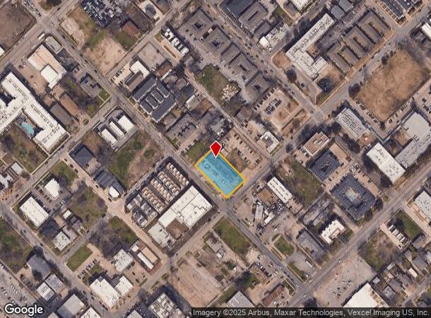  1412 N Carroll Ave, Dallas, TX Parcel Map
