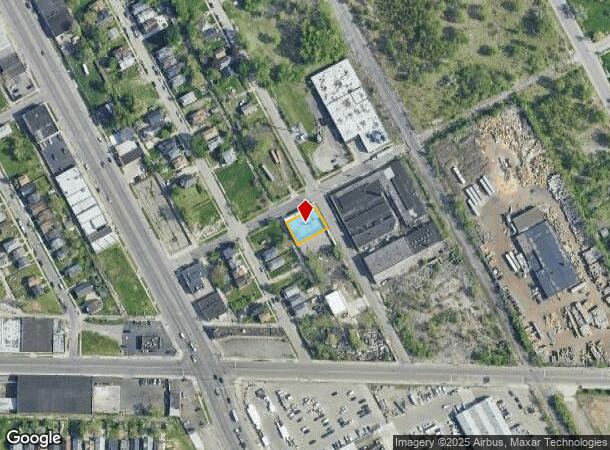  8107 Military St, Detroit, MI Parcel Map