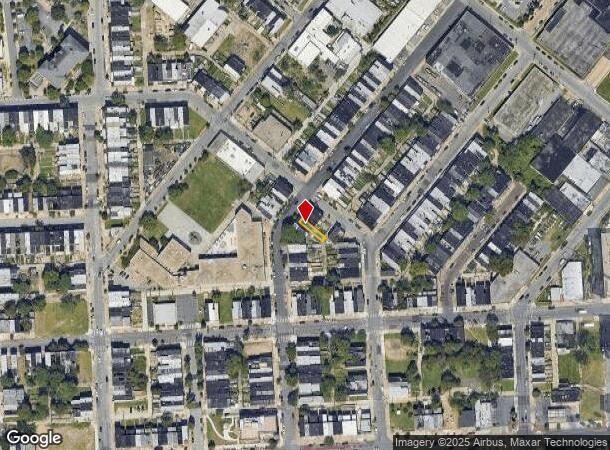 2023 Cecil Ave, Baltimore, MD Parcel Map