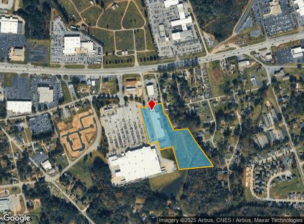 14019 E Wade Hampton Blvd, Greer, SC Parcel Map