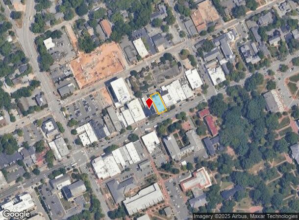  155 E Franklin St, Chapel Hill, NC Parcel Map