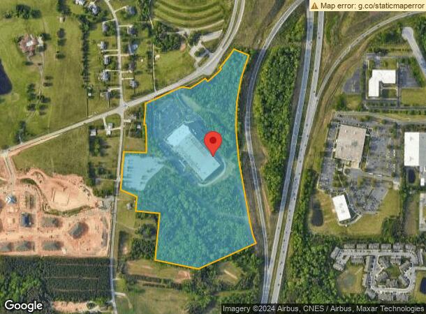  1302 Pleasant Ridge Rd, Greensboro, NC Parcel Map