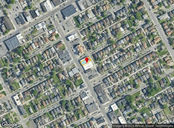  2044 Springwells St, Detroit, MI Parcel Map