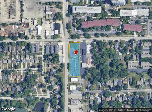 401 S Carlton Ave, Wheaton, IL Parcel Map