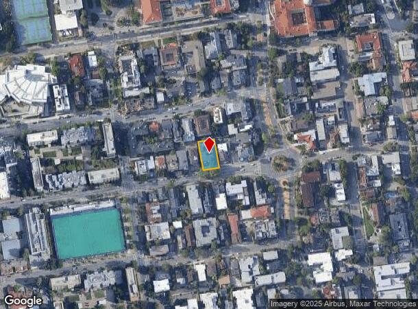  2725 Channing Way, Berkeley, CA Parcel Map