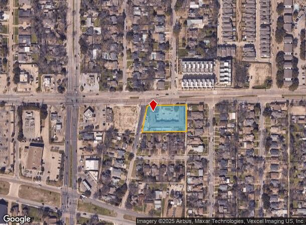  2212 W Davis St, Dallas, TX Parcel Map