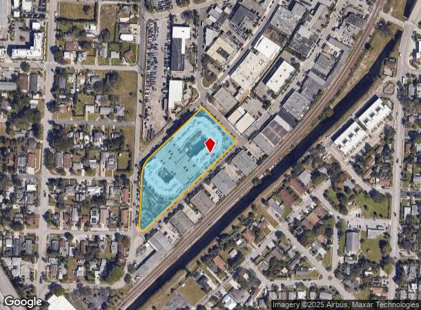 1701 Clare Ave, West Palm Beach, FL Parcel Map