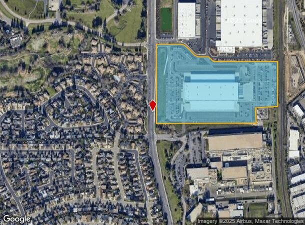  7601 Foothills Blvd, Roseville, CA Parcel Map