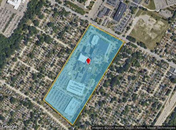  18101 Oakwood Blvd, Dearborn, MI Parcel Map