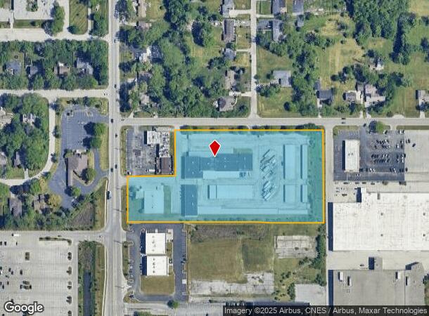  20909 Western Ave, Chicago Heights, IL Parcel Map