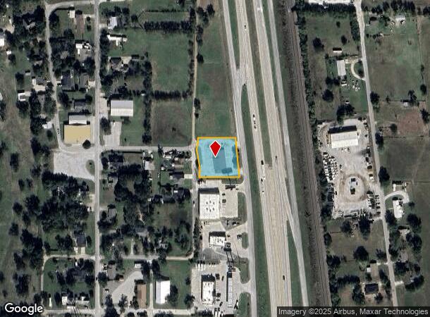  N Frontage Rd, Valley View, TX Parcel Map
