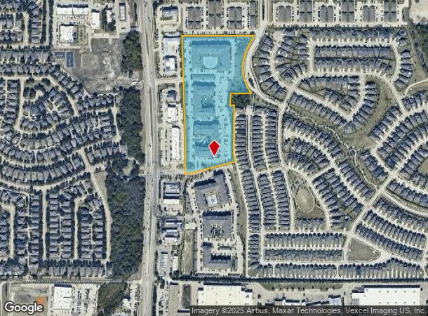  7005 S Custer Rd, Mckinney, TX Parcel Map