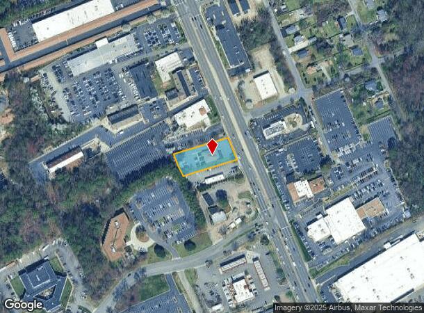 7111 W Broad St, Henrico, VA Parcel Map