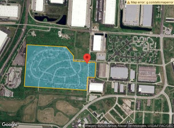 6815 Shook Rd, Columbus, OH Parcel Map