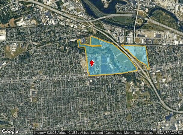 1600 W Broad St, Columbus, OH Parcel Map