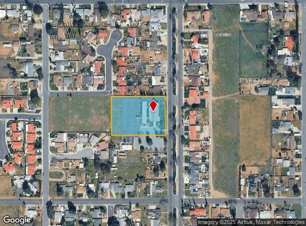 1345 Palm Ave, Beaumont, CA Parcel Map