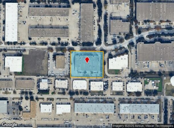  1600 10Th St, Plano, TX Parcel Map