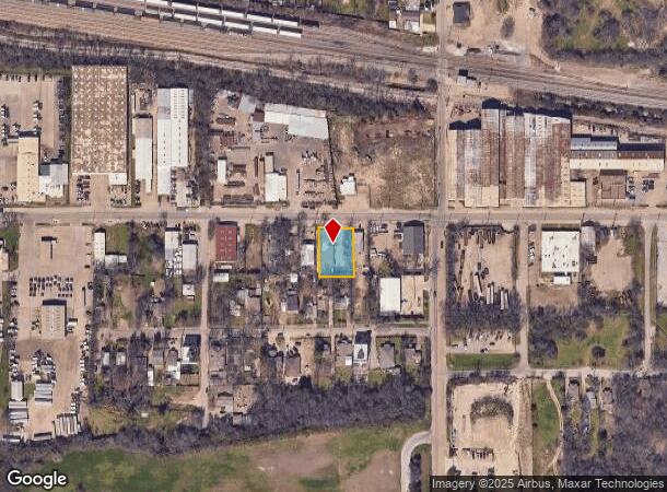  1826 W Commerce St, Dallas, TX Parcel Map