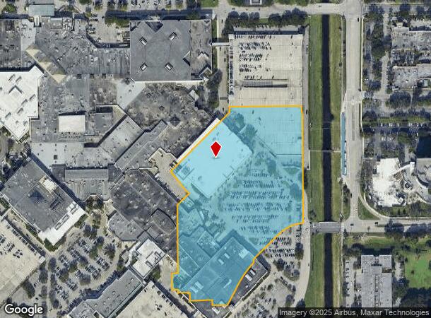  5800 Glades Rd, Boca Raton, FL Parcel Map
