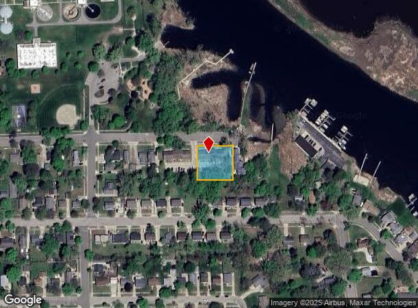  1640 Franklin Ave, Grand Haven, MI Parcel Map