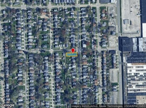  605 Clara Ave, Toledo, OH Parcel Map