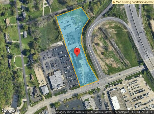  1501 Vernon Odom Blvd, Akron, OH Parcel Map