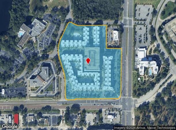  12101 University Blvd, Orlando, FL Parcel Map