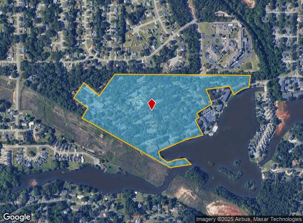  800 Leisure Lake Dr, Warner Robins, GA Parcel Map