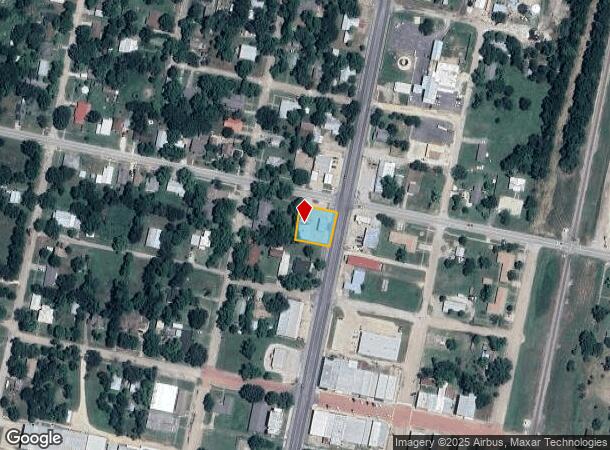  203 N 3Rd St, Wortham, TX Parcel Map