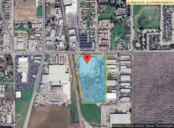  1075 N St, Sanger, CA Parcel Map