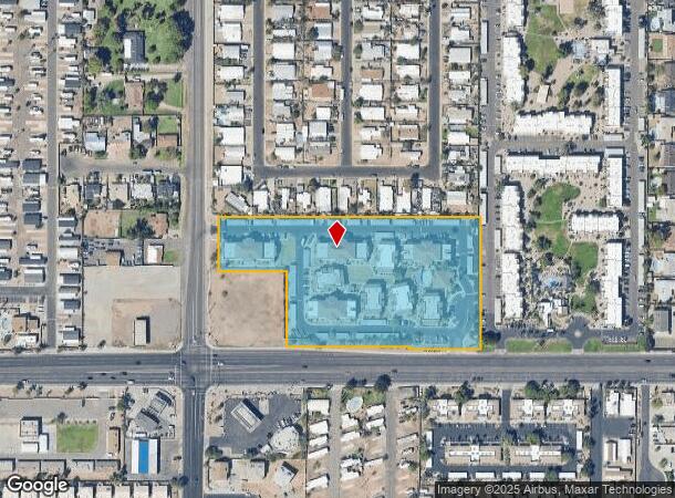 510 E Mckellips Rd, Mesa, AZ Parcel Map