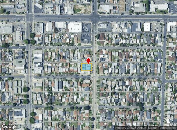  8715 Hooper Ave, Los Angeles, CA Parcel Map