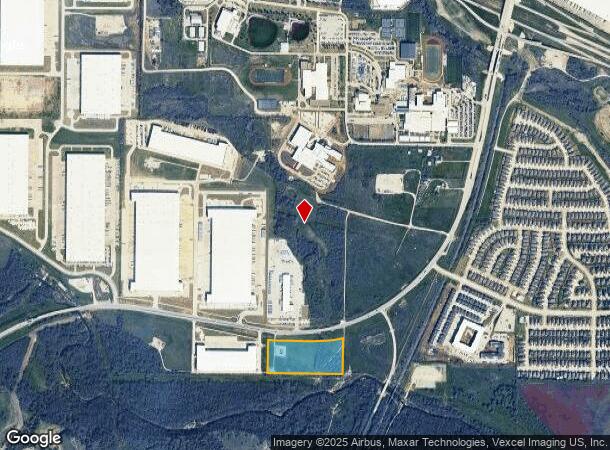  2250 Texan Dr, Justin, TX Parcel Map